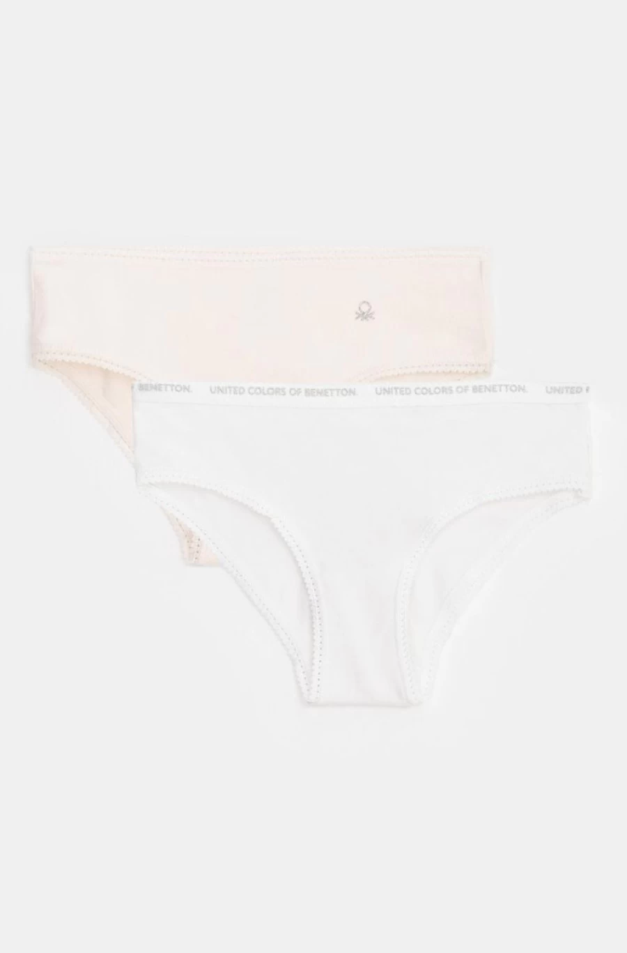 Benetton Girls' Stretch Cotton Underwear 2-Pack