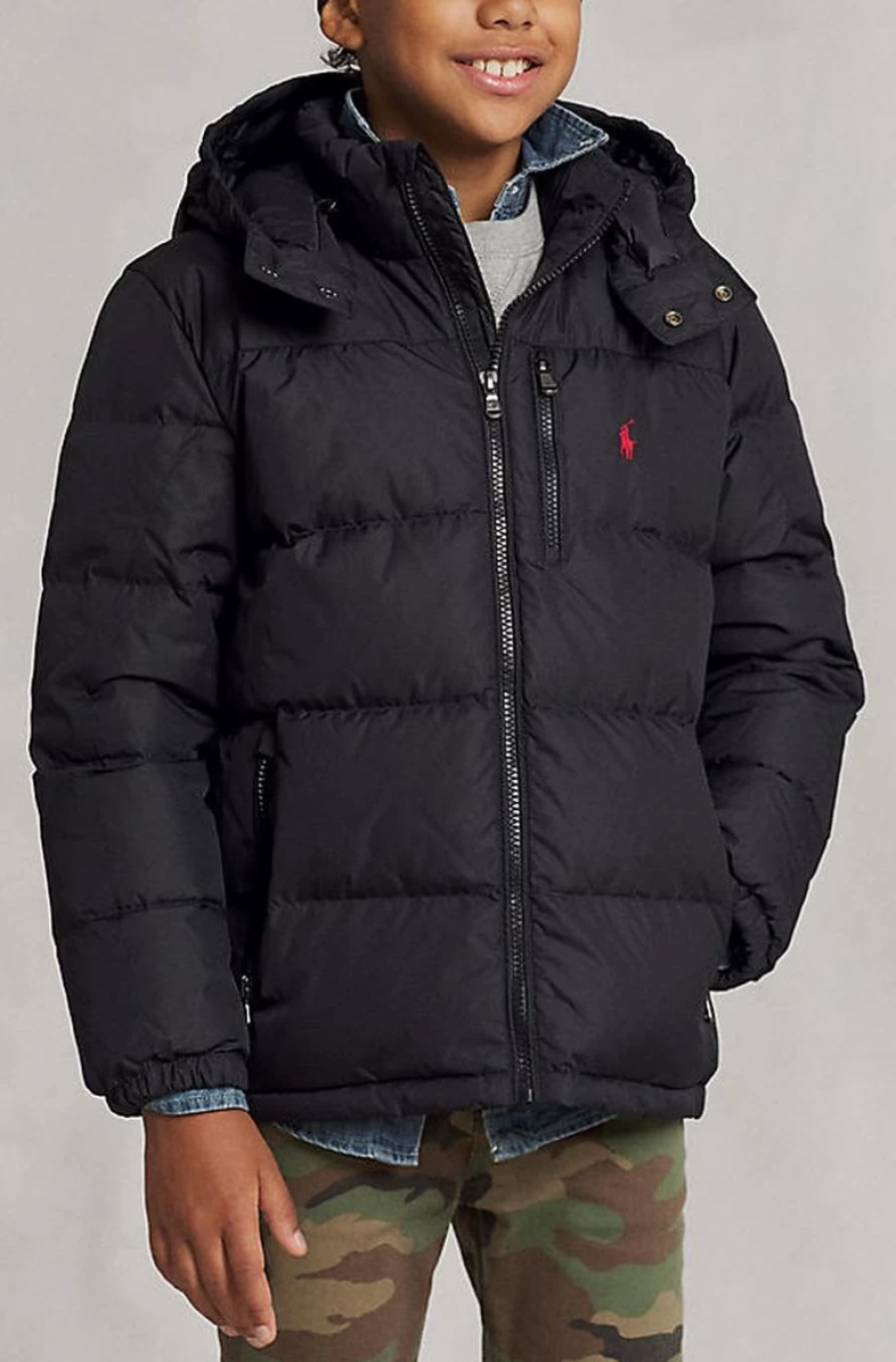 POLO RALPH LAUREN KIDS Boys Waterproof Down Jacket for Cold Weather