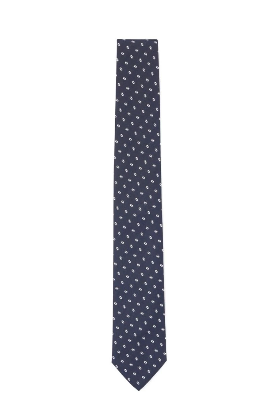 HUGO BOSS Men's Silk Tie with Elegant All-Over Pattern for Formal Wear