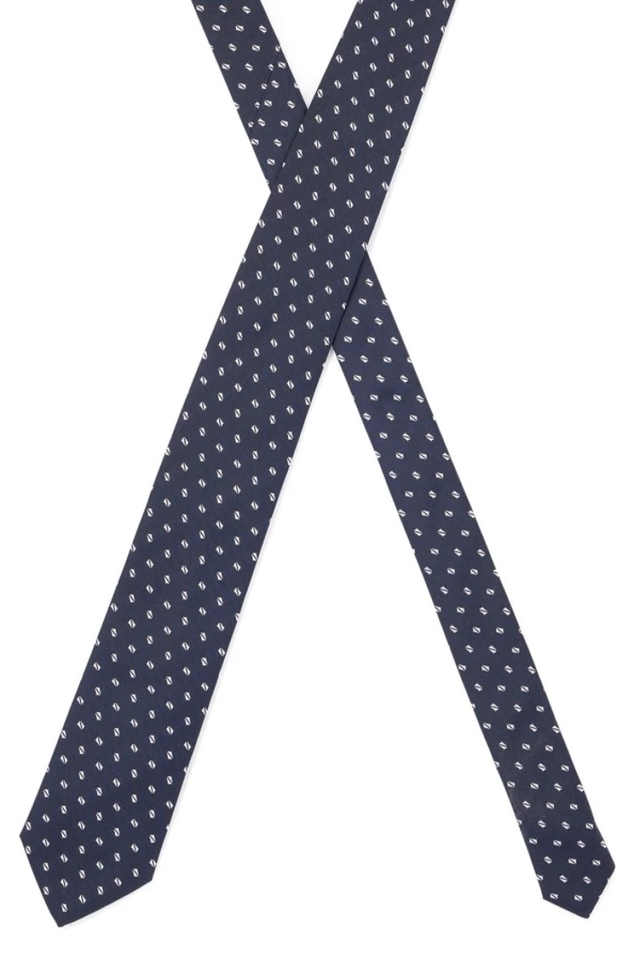 HUGO BOSS Men's Silk Tie with Elegant All-Over Pattern for Formal Wear