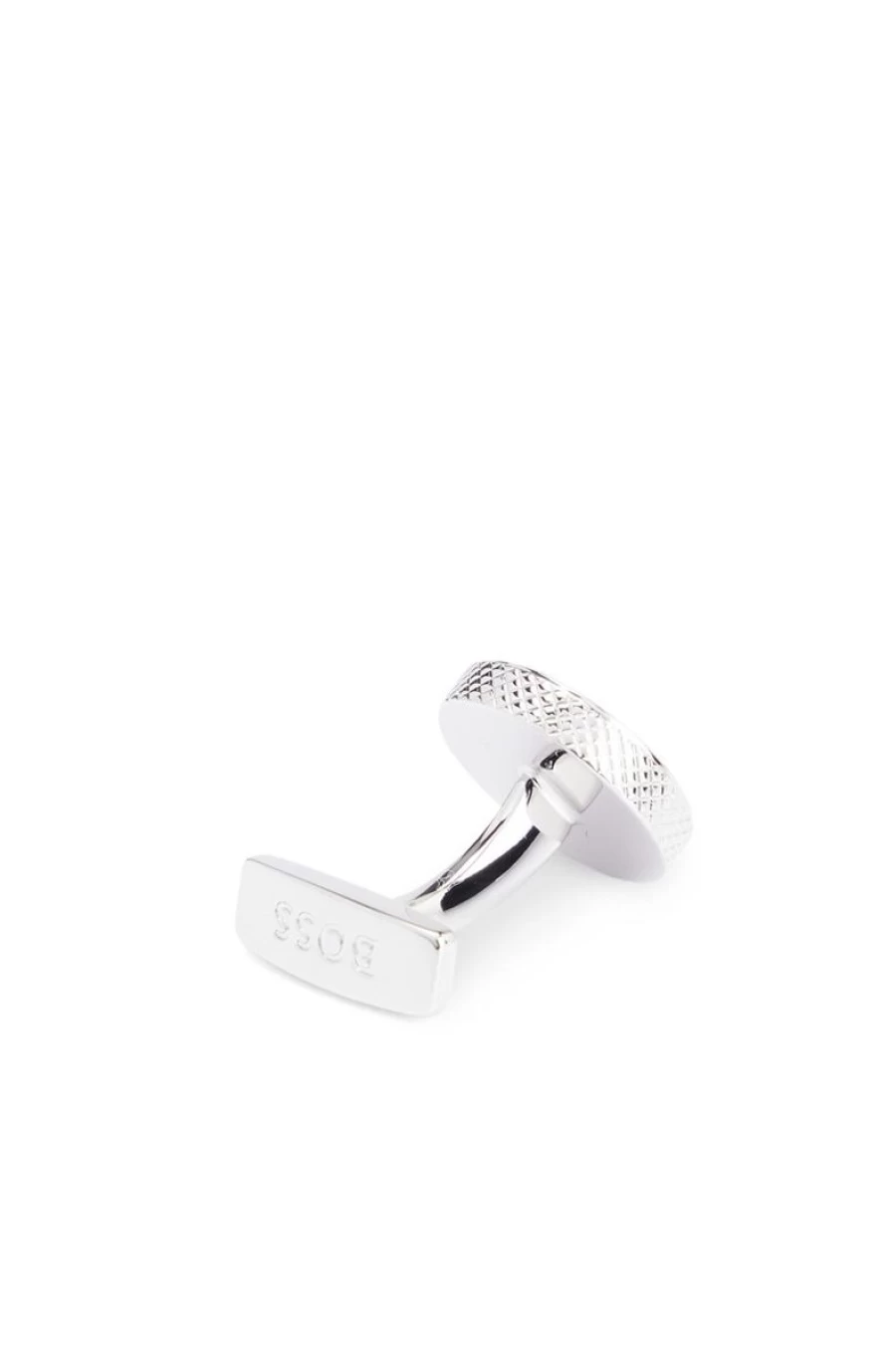 HUGO BOSS Men's Round Mother-of-Pearl Cufflinks - Elegant Dress Accessories