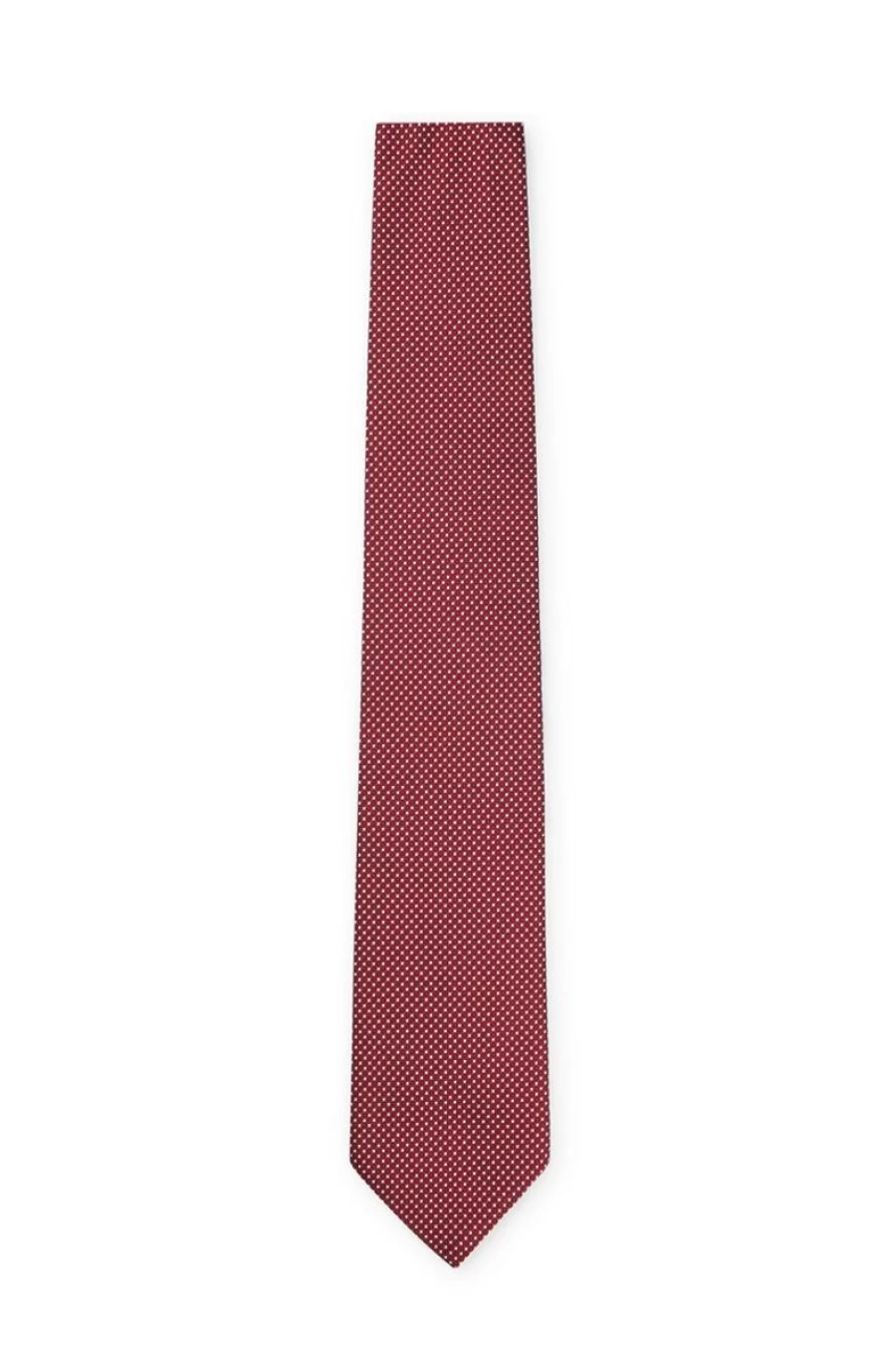 HUGO BOSS Men's Silk Jacquard Tie with All-Over Micro Pattern Design