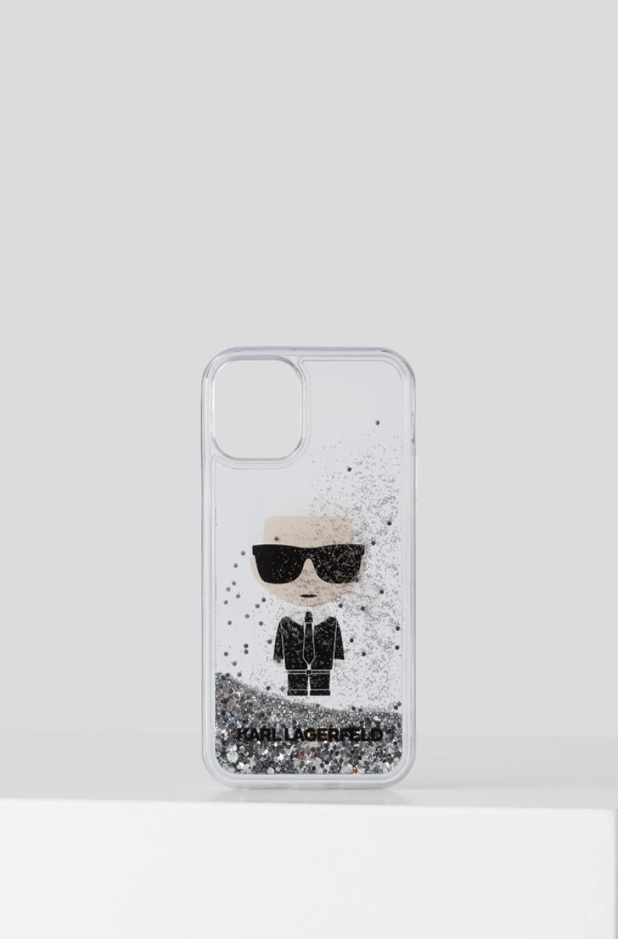 Karl Lagerfeld Women's Glitter iPhone 12 Mini Case - Ikonik Sparkle Cover