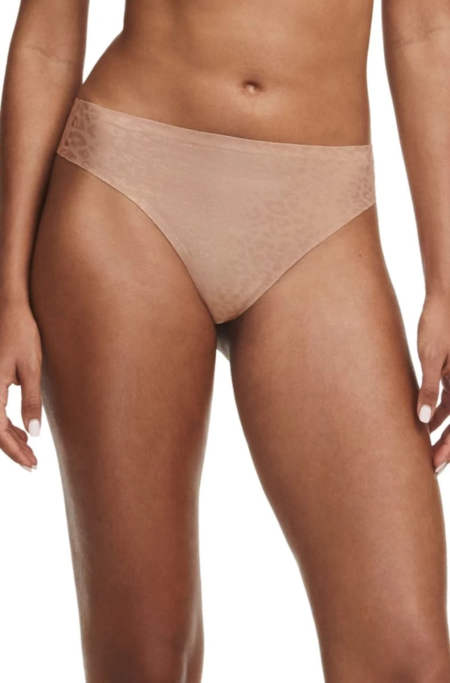 CHANTELLE Women's SoftStretch Leo Shimmer Thong Underwear