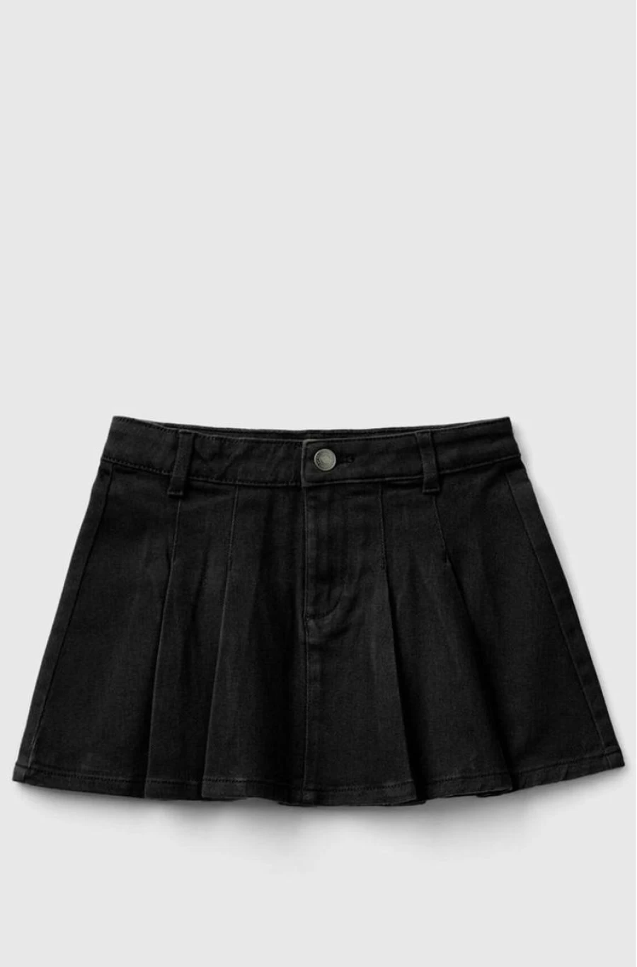 BENETTON Black Pleated Miniskirt for Girls - Stylish & Comfortable