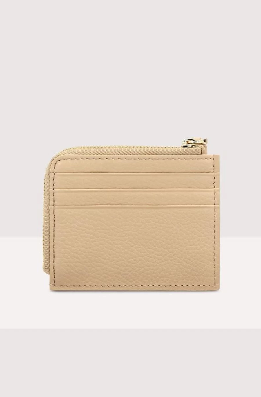 COCCINELLE Women's Leather Tassel Card Holder Wallet - Stylish RFID Blocking ID Credit Card Case