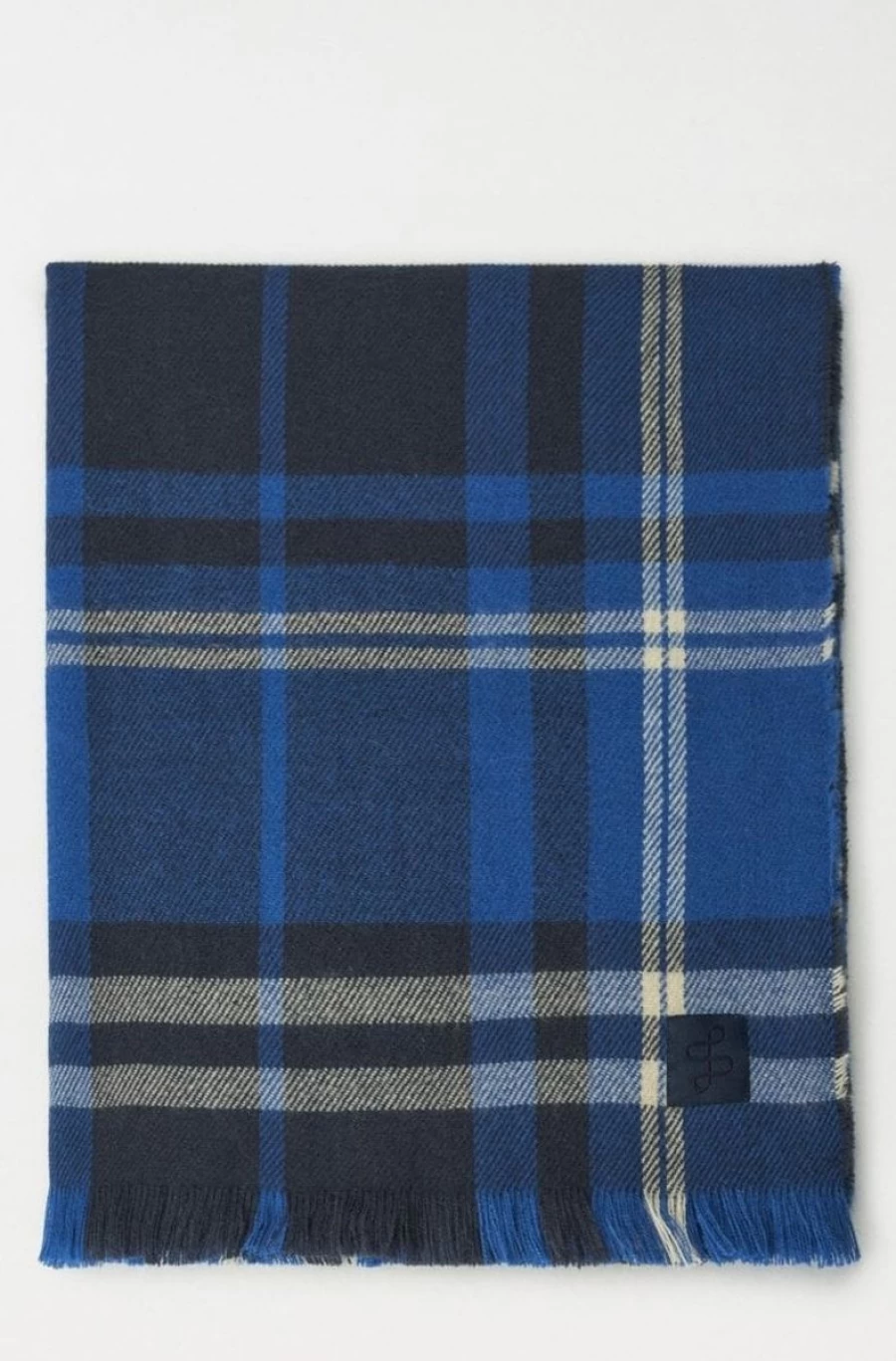 "SALSA JEANS Men's Checked Scarf - Classic Plaid Pattern for Stylish Warmth"