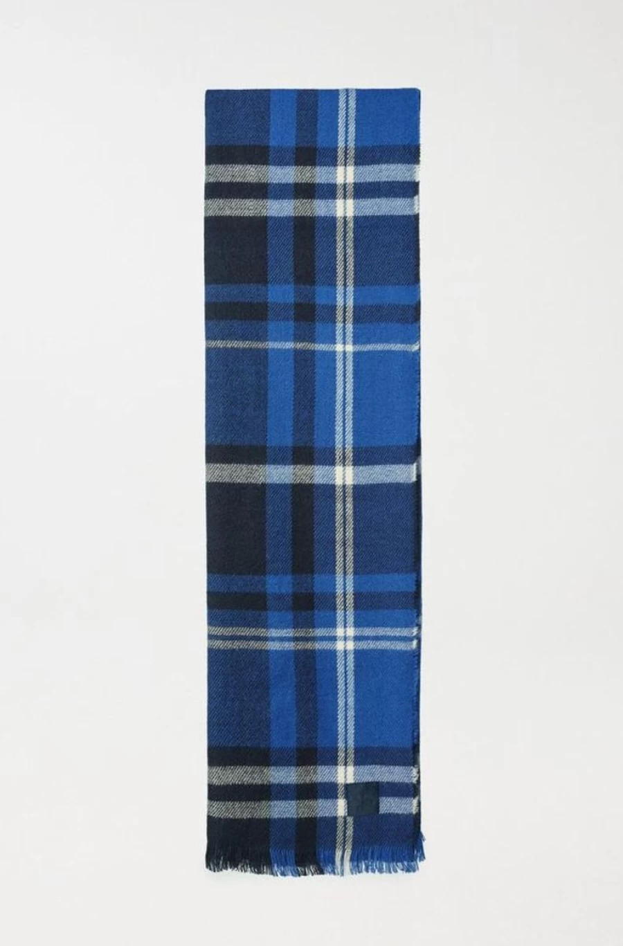 "SALSA JEANS Men's Checked Scarf - Classic Plaid Pattern for Stylish Warmth"
