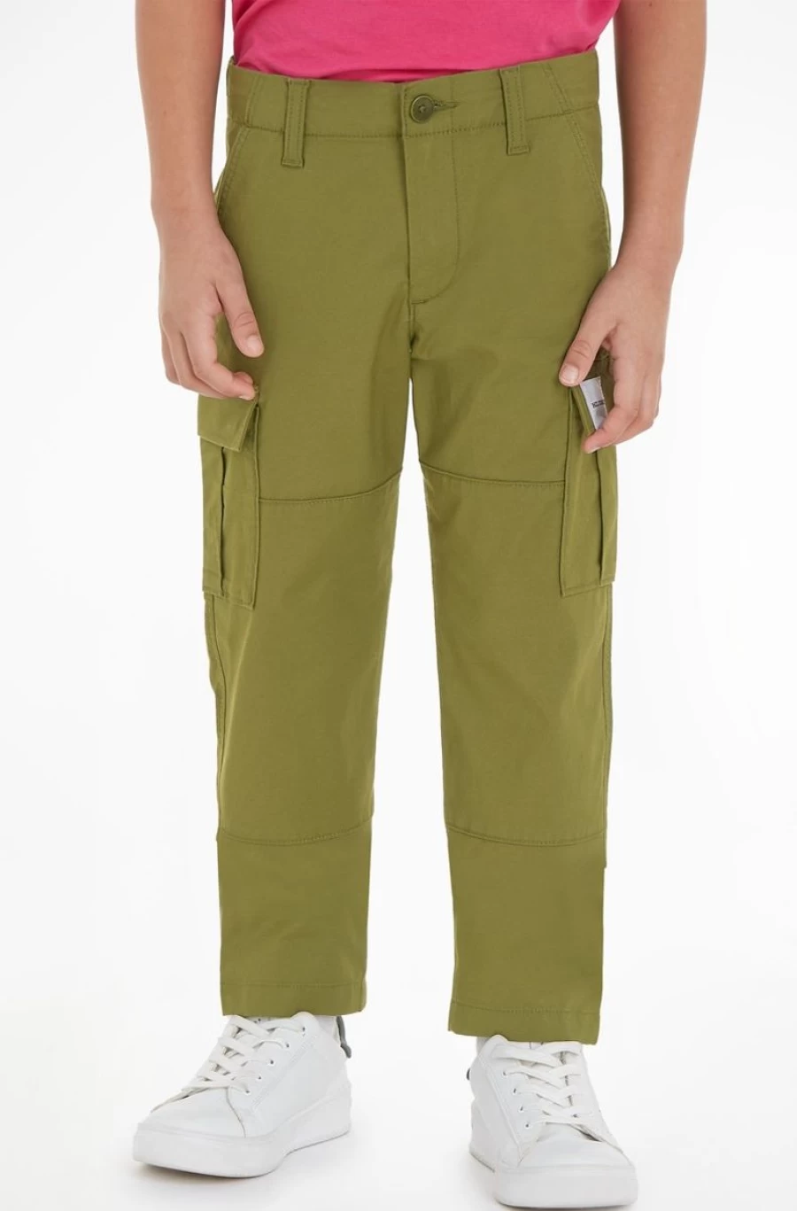 TOMMY HILFIGER Boys' Harlem Tapered Waterproof Cargo Pants for Active Wear