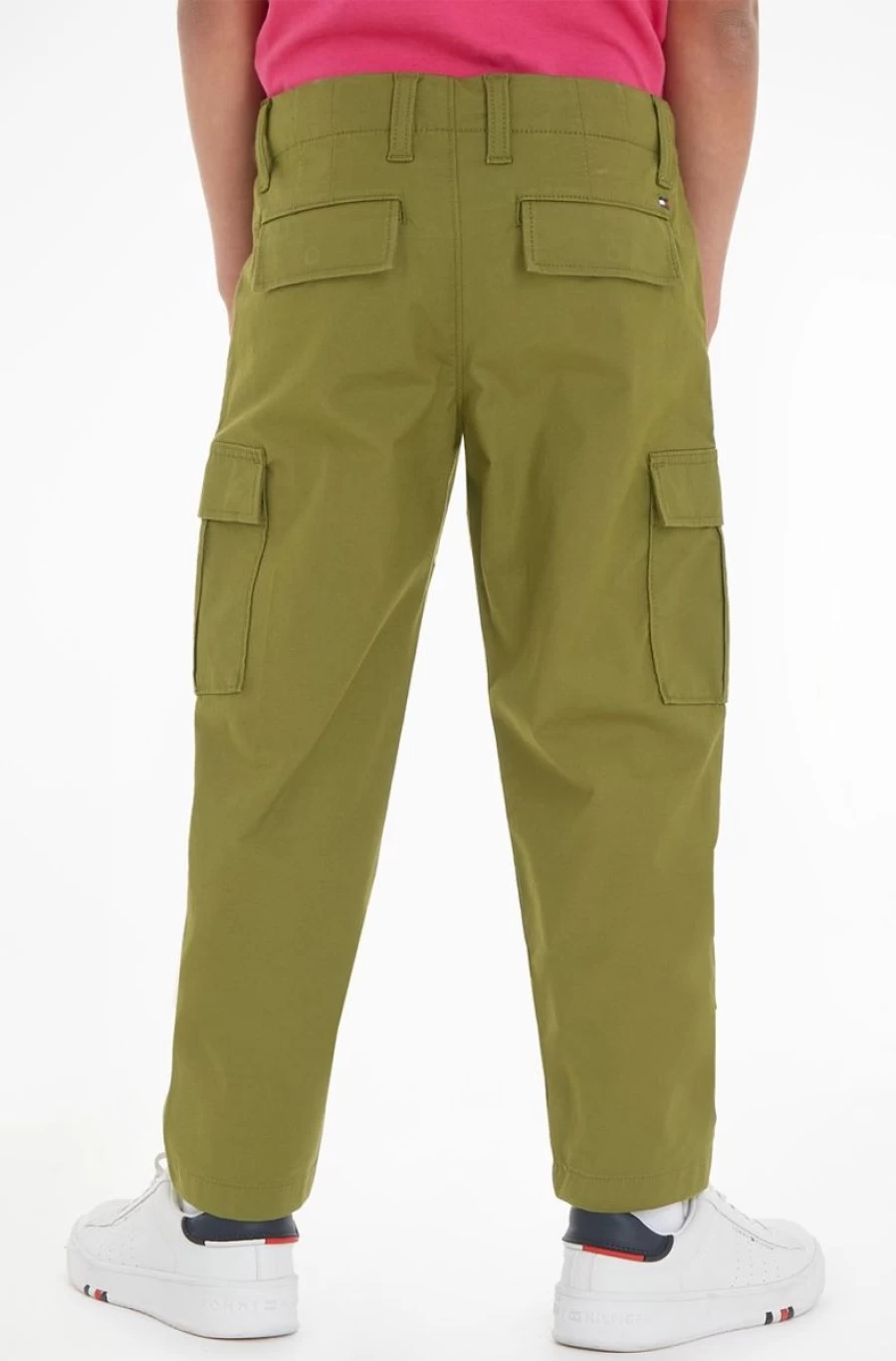 TOMMY HILFIGER Boys' Harlem Tapered Waterproof Cargo Pants for Active Wear
