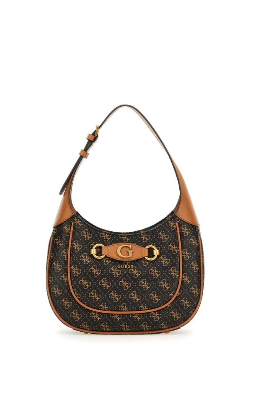 GUESS Women's Izzy 4G Logo Hobo Bag - Stylish Shoulder Handbag for Women